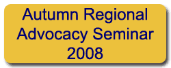 Regional Autumn Seminar 2008