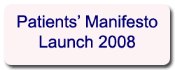 EPF Patients' Manifesto Launch in the European Parliament 2008